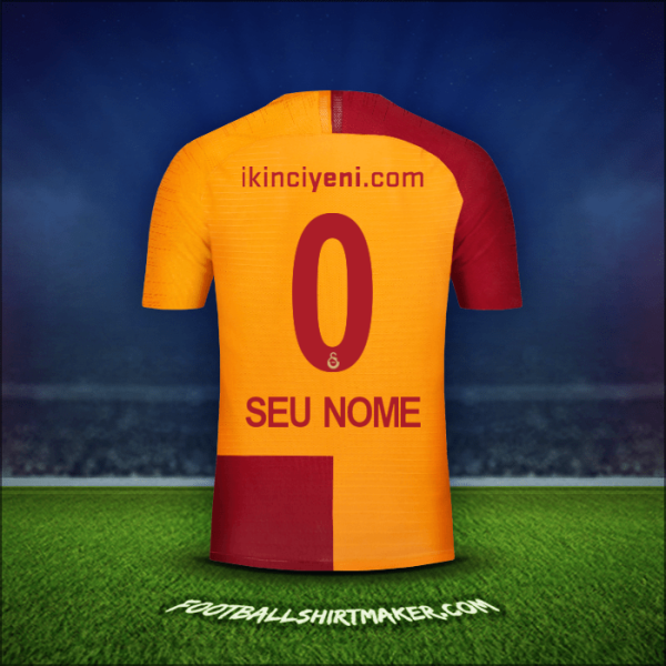 Camisa Galatasaray SK 2018/19 -  seu nome - 0