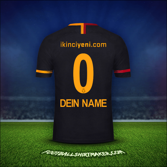Trikot Galatasaray SK 2018/19 Auswärts -  dein name - 0