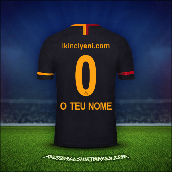 Camisola Galatasaray SK 2018/19 Alternativa -  o teu nome - 0