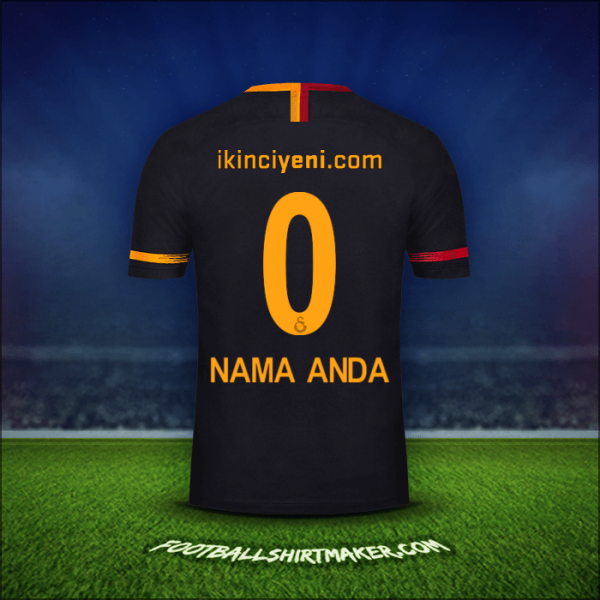 Jersey Galatasaray SK 2018/19 Alternatif -  nama anda - 0