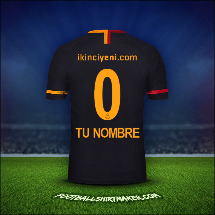 Jersey Galatasaray SK 2018/19 Visita -  tu nombre - 0