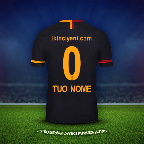 Maglia Galatasaray SK 2018/19 Seconda -  tuo nome - 0