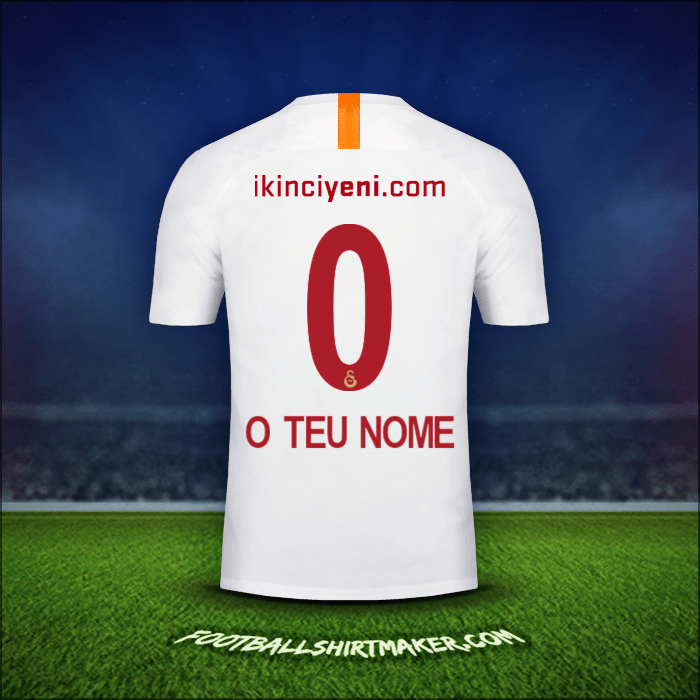 Camisola Galatasaray SK 2018/19 Terceira -  o teu nome - 0