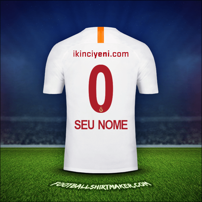 Camisa Galatasaray SK 2018/19 Terceira -  seu nome - 0