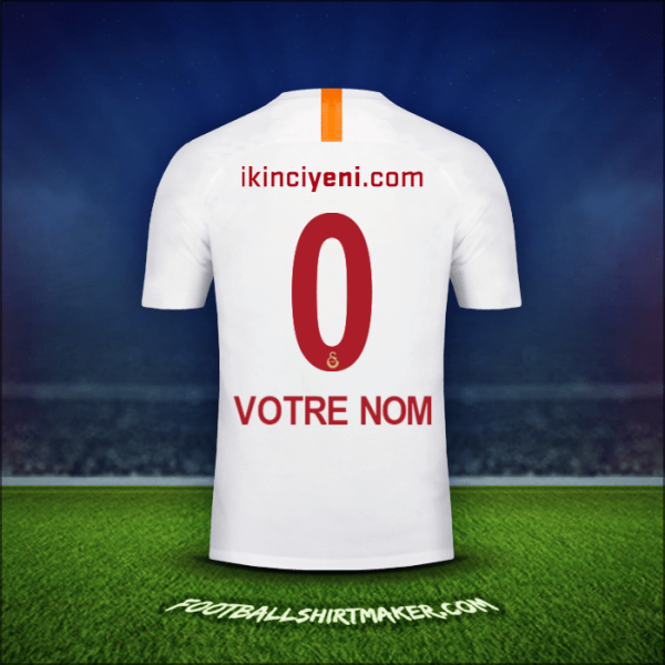 Maillot Galatasaray SK 2018/19 Troisième -  votre nom - 0