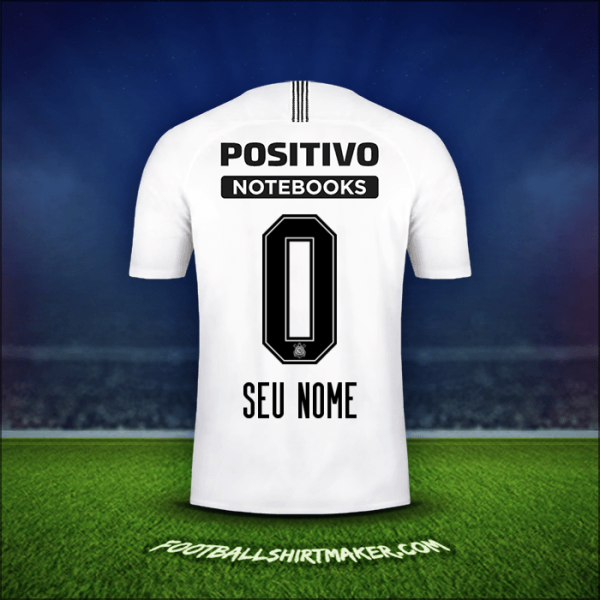 Camisa Corinthians 2018/19 -  seu nome - 0