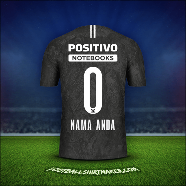 Jersey Corinthians 2018/19 Alternatif -  nama anda - 0