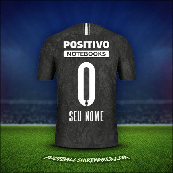 Camisa Corinthians 2018/19 Alternativa -  seu nome - 0