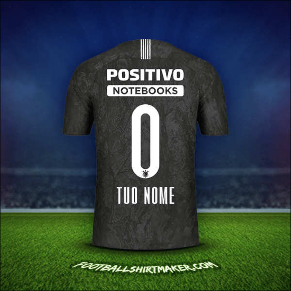 Maglia Corinthians 2018/19 Seconda -  tuo nome - 0