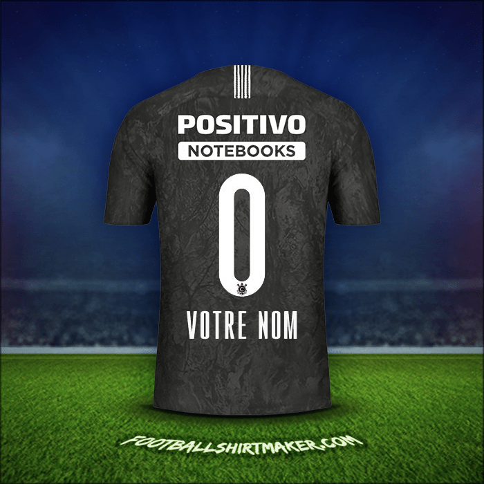 Maillot Corinthians 2018/19 Extérieur -  votre nom - 0