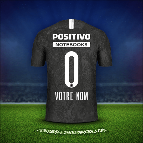 Maillot Corinthians 2018/19 Extérieur -  votre nom - 0