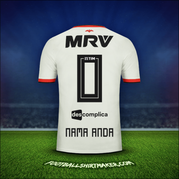 Jersey Flamengo 2018/19 Alternatif -  nama anda - 0
