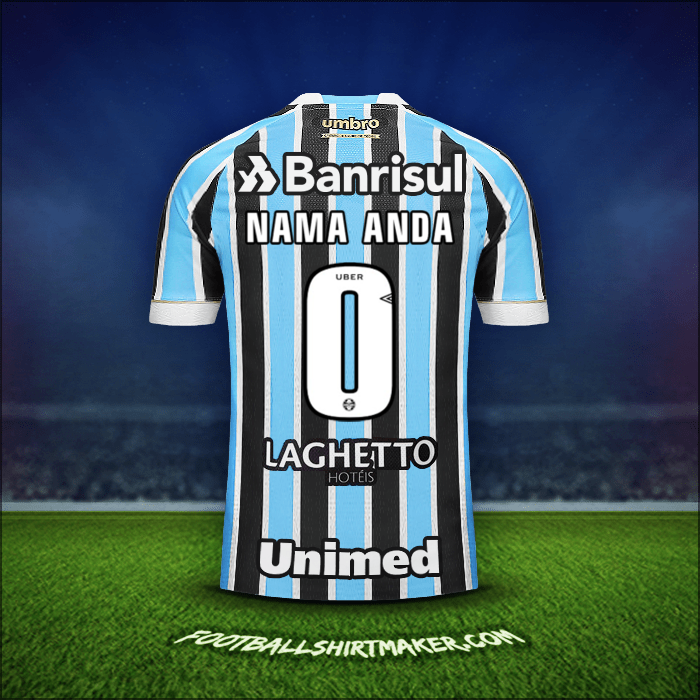 Jersey Gremio 2018 -  nama anda - 0