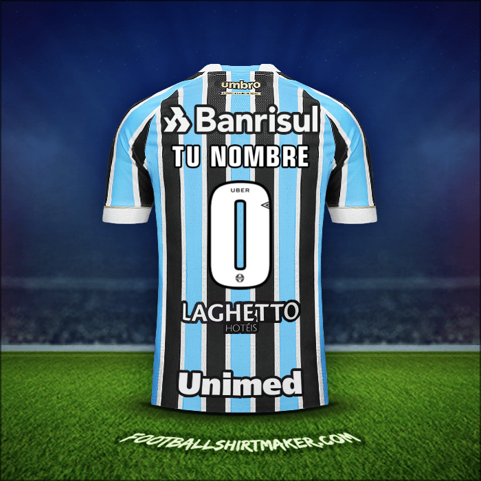 Camiseta Gremio 2018 -  tu nombre - 0