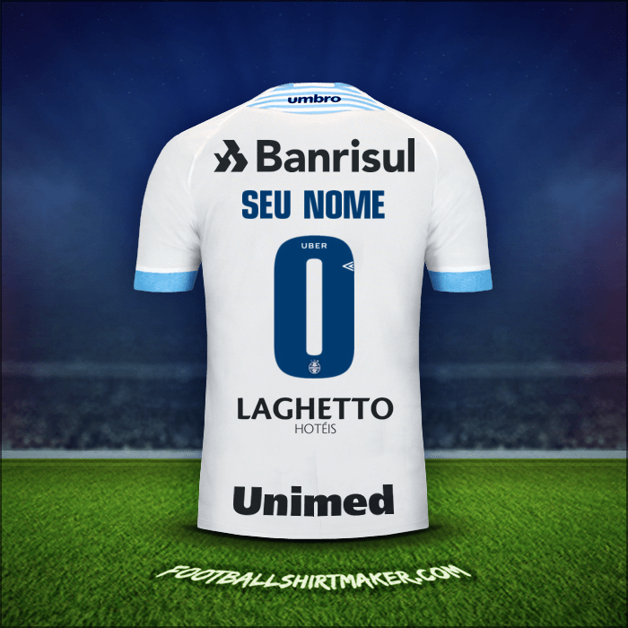 Camisa Gremio 2018 Alternativa -  seu nome - 0