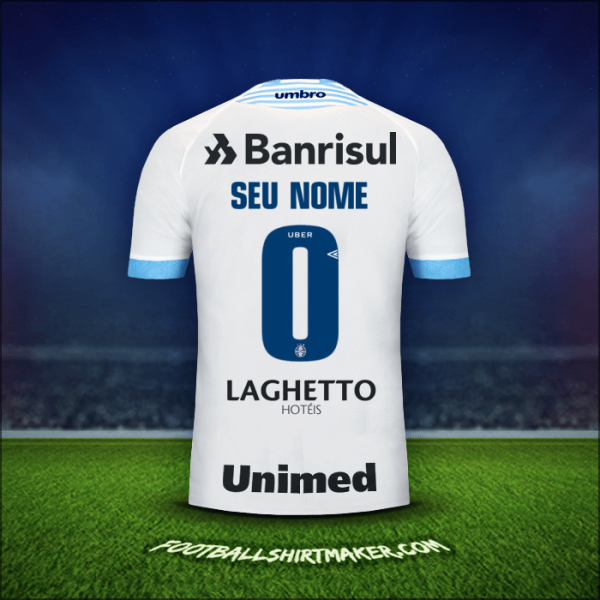 Camisa Gremio 2018 Alternativa -  seu nome - 0