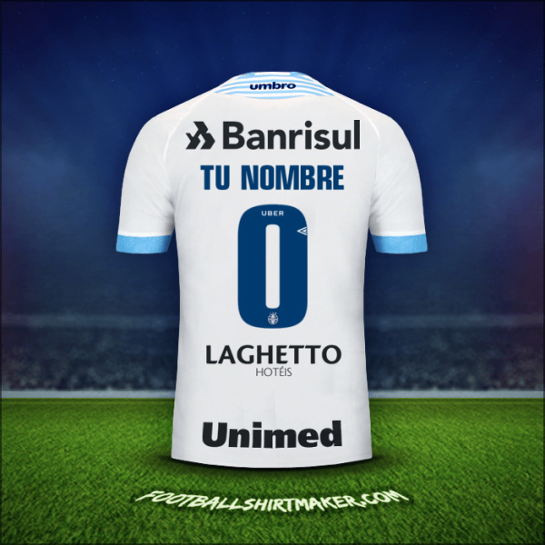 Camiseta Gremio 2018 Visita -  tu nombre - 0
