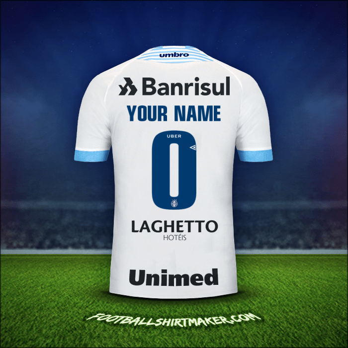 Jersey Gremio 2018 Away -  your name - 0
