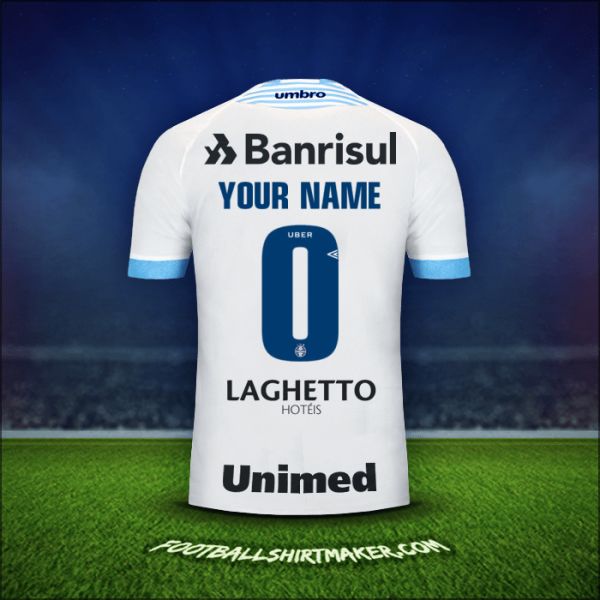Jersey Gremio 2018 Away -  your name - 0
