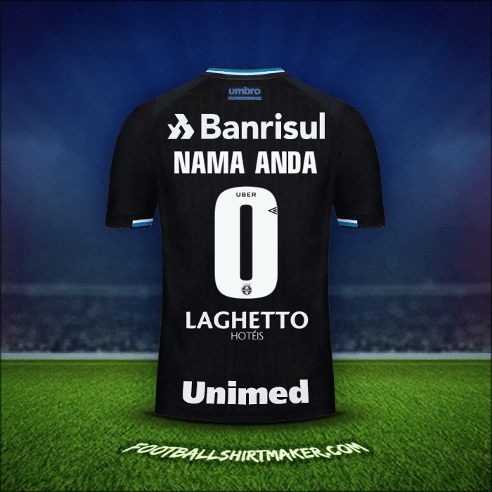 Jersey Gremio 2018 Ketiga -  nama anda - 0