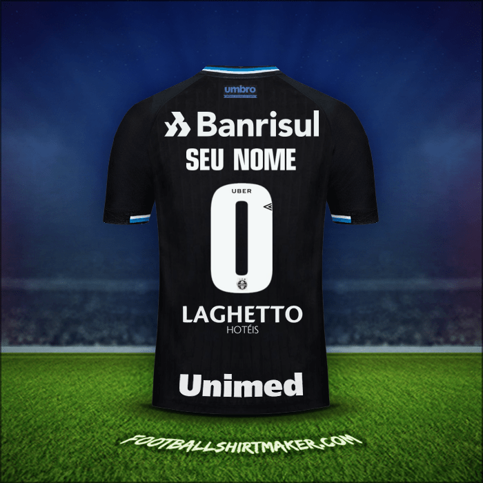 Camisa Gremio 2018 Terceira -  seu nome - 0