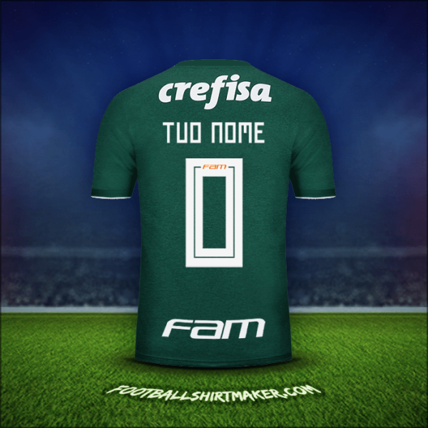 Maglia Palmeiras 2018 -  tuo nome - 0
