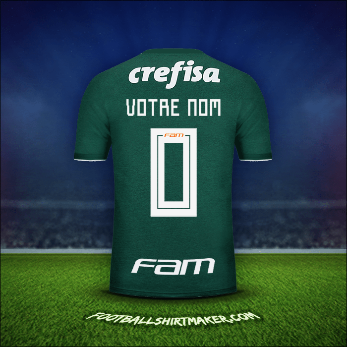 Maillot Palmeiras 2018 -  votre nom - 0