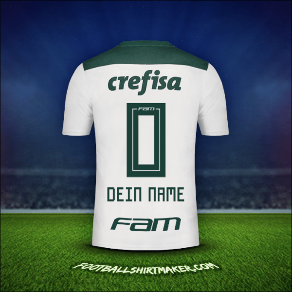 Trikot Palmeiras 2018 Auswärts -  dein name - 0