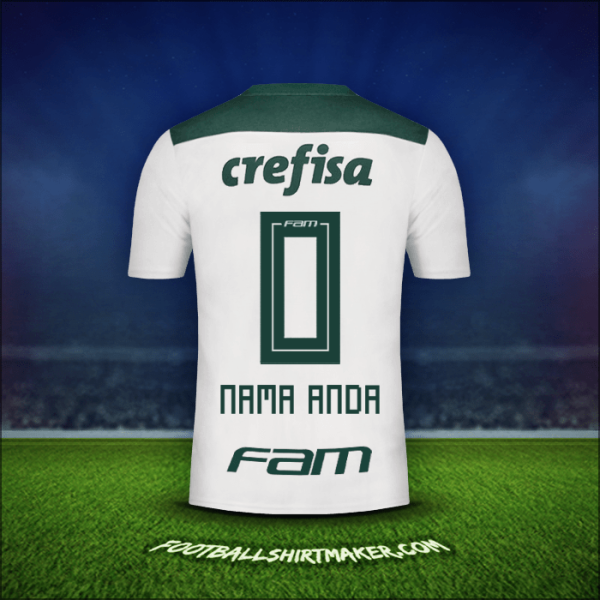 Jersey Palmeiras 2018 Alternatif -  nama anda - 0