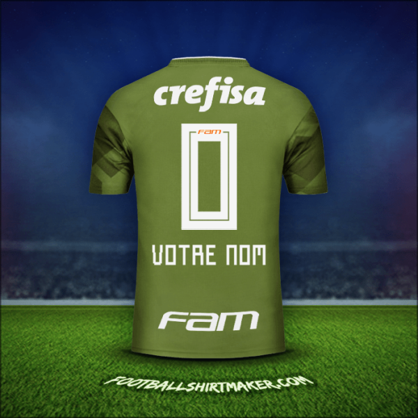 Maillot Palmeiras 2018 Troisième -  votre nom - 0