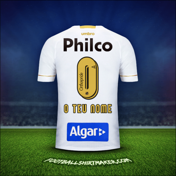 Camisola Santos FC 2018 -  o teu nome - 0