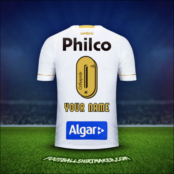 Jersey Santos FC 2018 -  your name - 0