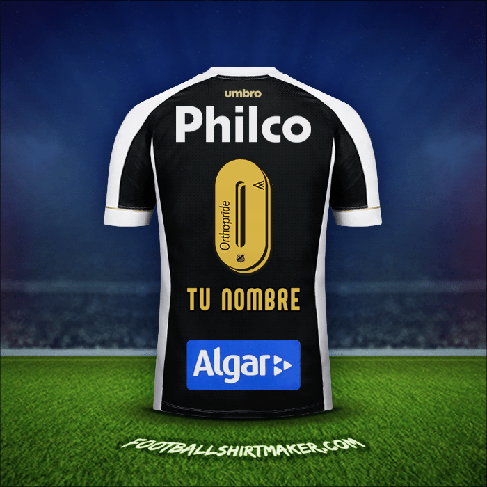Jersey Santos FC 2018 Visita -  tu nombre - 0