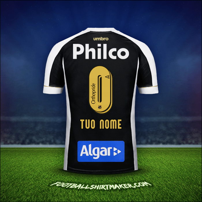 Maglia Santos FC 2018 Seconda -  tuo nome - 0