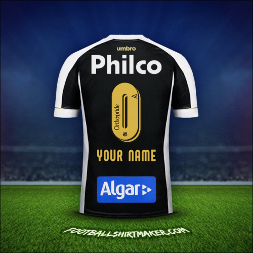 Shirt Santos FC 2018 Away -  your name - 0