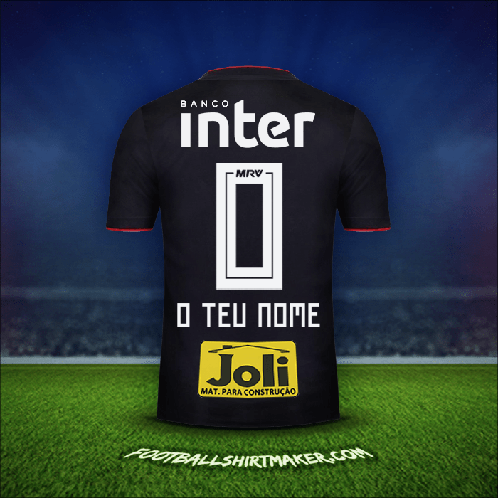 Camisola Sao Paulo FC 2018 Alternativa -  o teu nome - 0