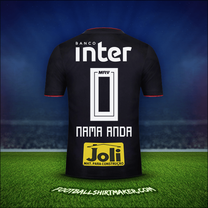 Jersey Sao Paulo FC 2018 Alternatif -  nama anda - 0