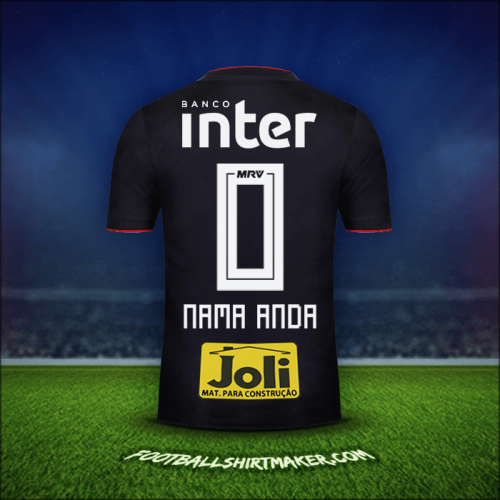 Jersey Sao Paulo FC 2018 Alternatif -  nama anda - 0