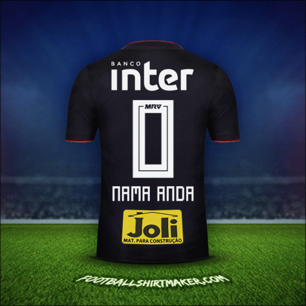 Jersey Sao Paulo FC 2018 Alternatif -  nama anda - 0