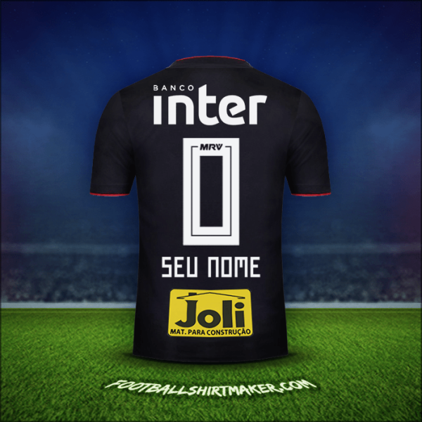 Camisa Sao Paulo FC 2018 Alternativa -  seu nome - 0