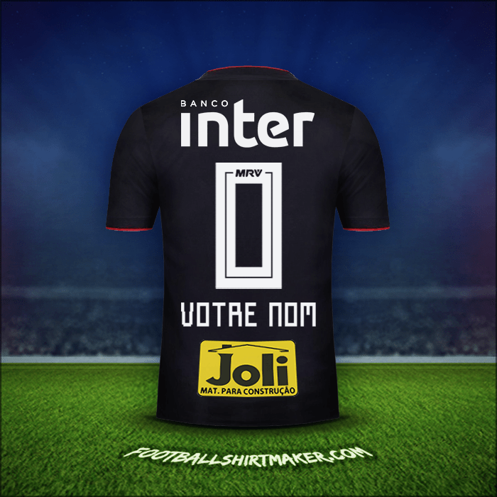 Maillot Sao Paulo FC 2018 Extérieur -  votre nom - 0