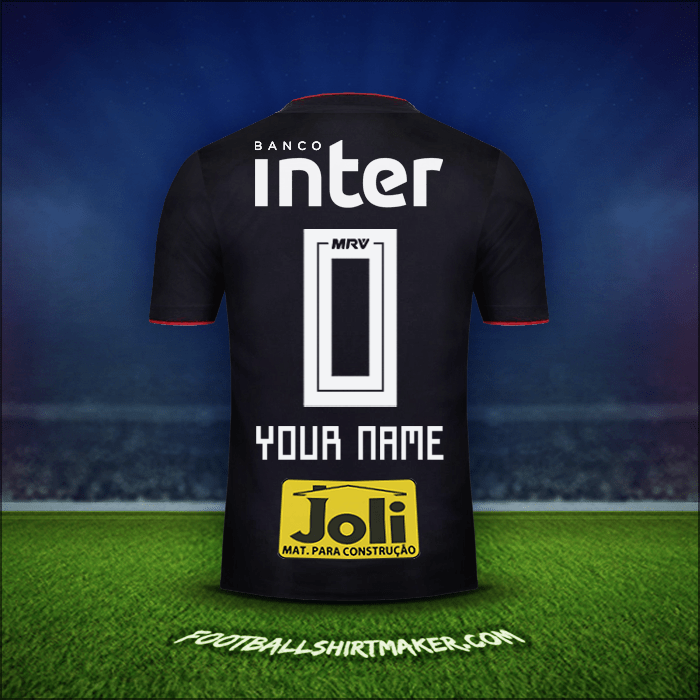 Jersey Sao Paulo FC 2018 Away -  your name - 0