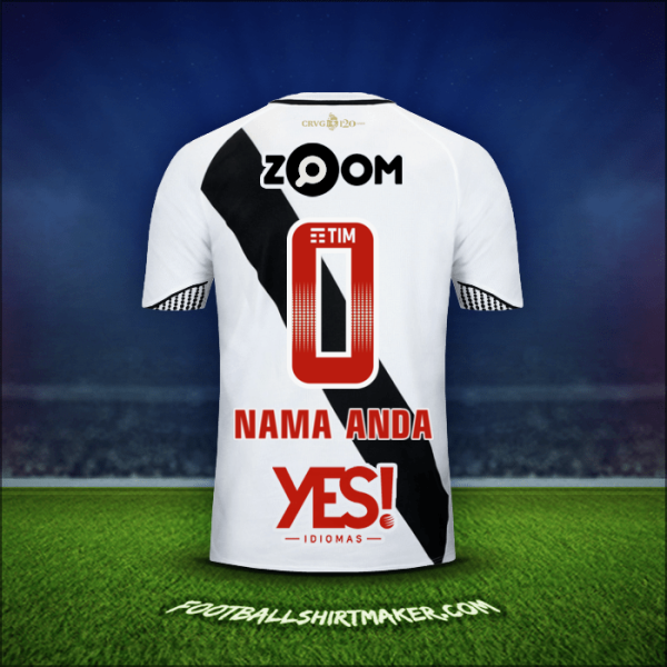 Jersey Vasco da Gama 2018 Alternatif -  nama anda - 0