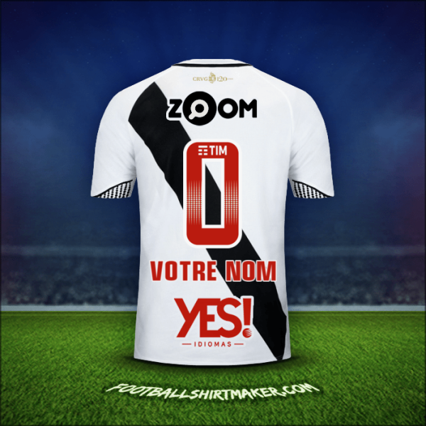 Maillot Vasco da Gama 2018 Extérieur -  votre nom - 0