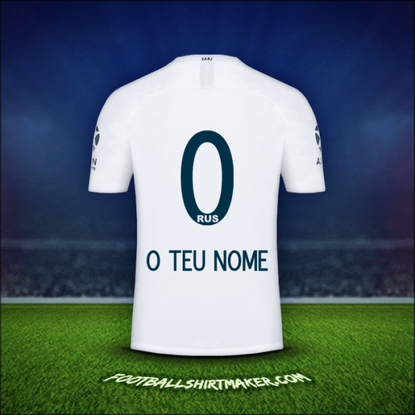 Camisola Boca Juniors 2018/19 Alternativa -  o teu nome - 0