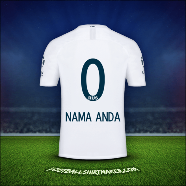 Jersey Boca Juniors 2018/19 Alternatif -  nama anda - 0