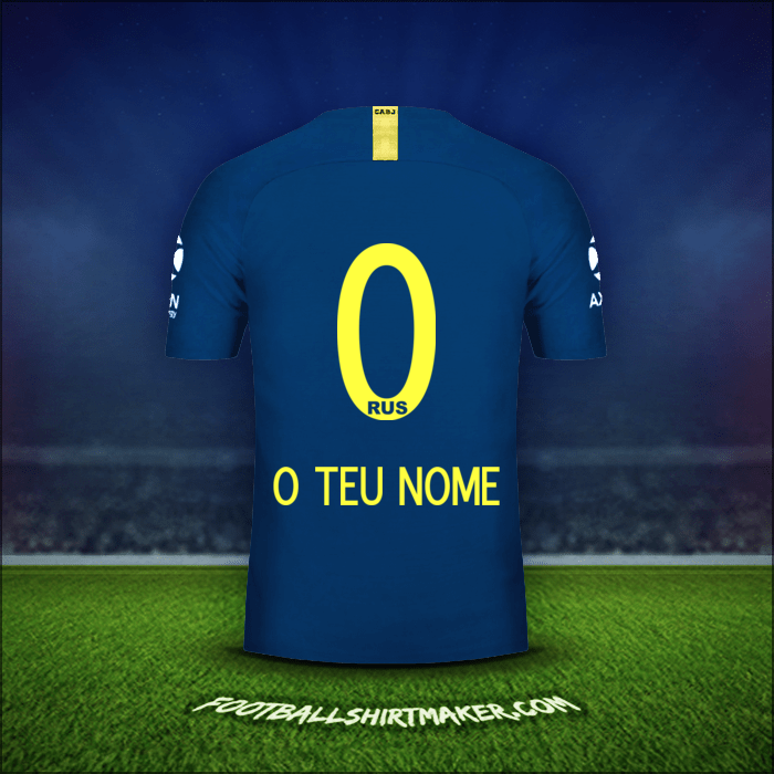 Camisola Boca Juniors 2018/19 -  o teu nome - 0