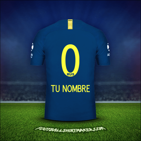 Camiseta Boca Juniors 2018/19 -  tu nombre - 0