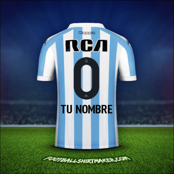 Camiseta Racing Club 2018 -  tu nombre - 0
