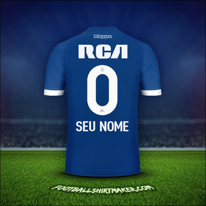 Camisa Racing Club 2018 Alternativa -  seu nome - 0